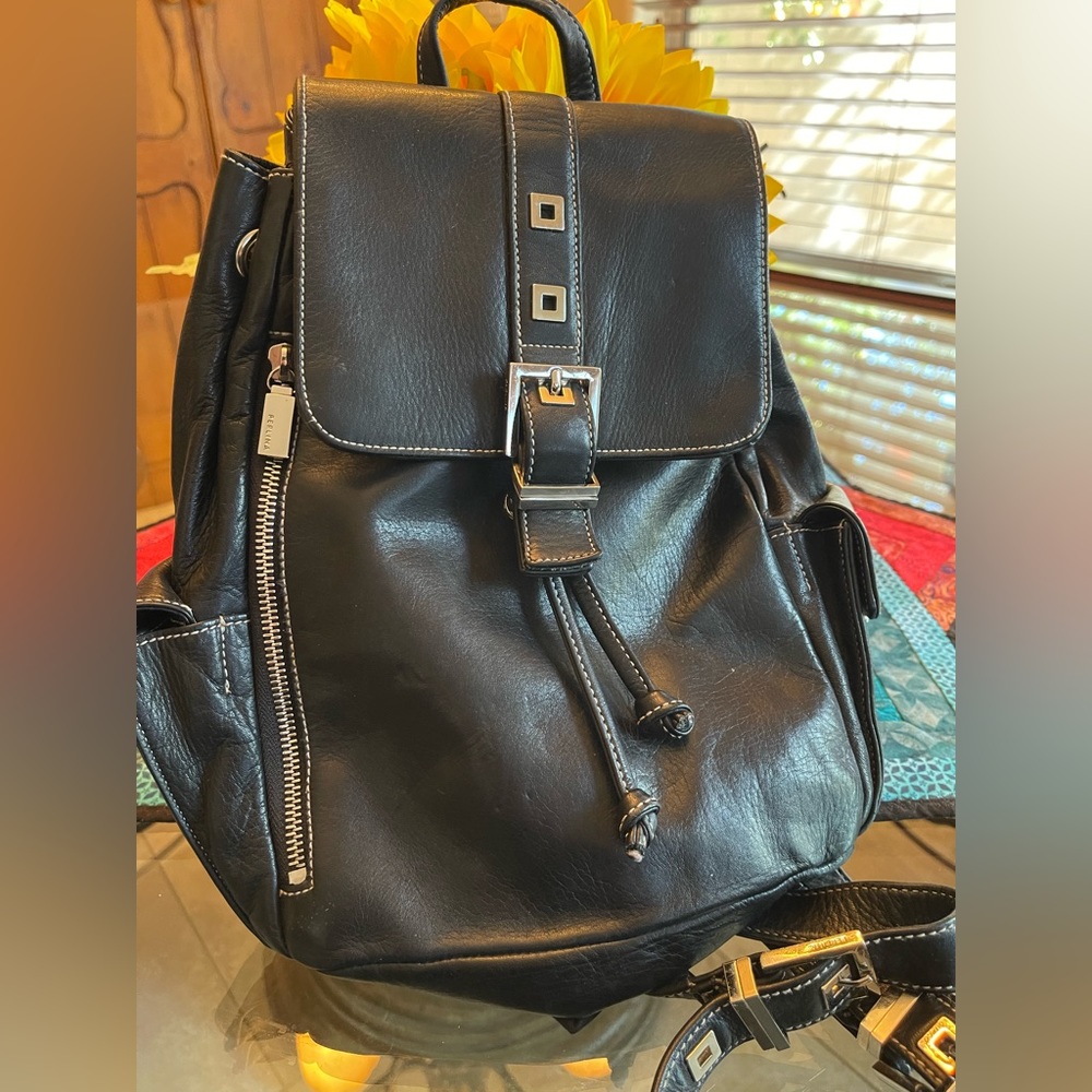 Buttery soft Perlina leather backpack purse.  Excellent condition - Very Clean